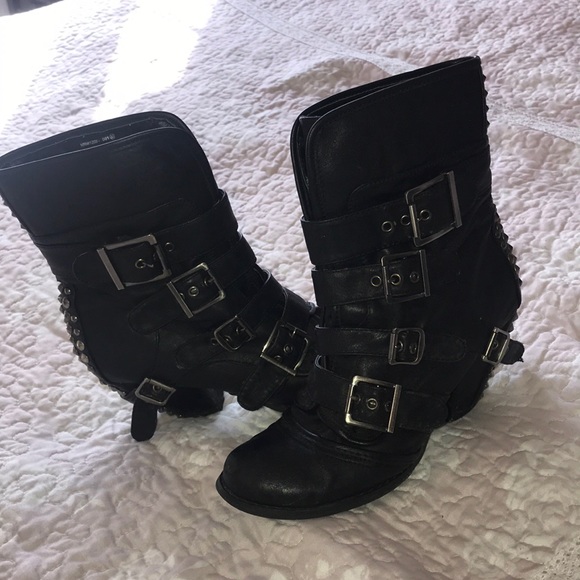 not rated black boots